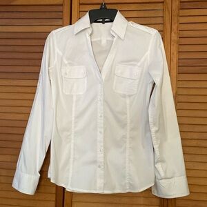 Express White Dress Shirt - Small